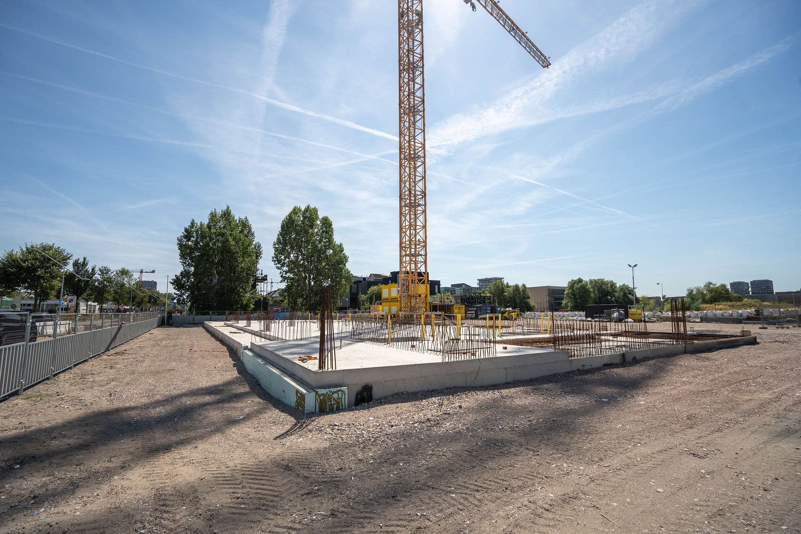 Fundering en grondwerk voor The Link
